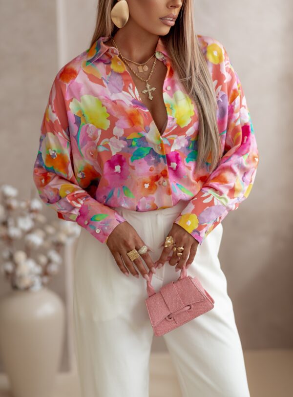 koszula Roomy - print multikolor