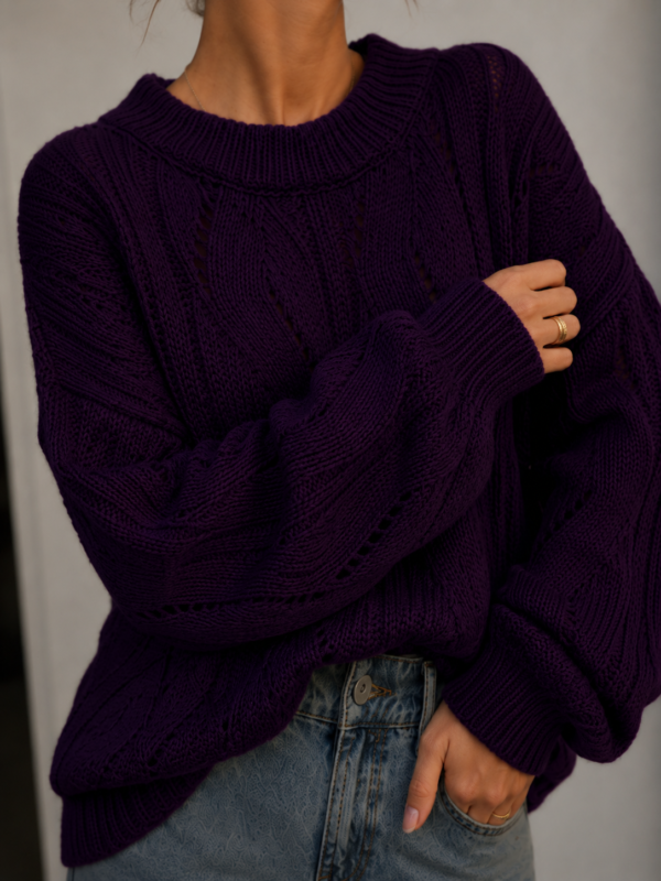 sweter Ivo - śliwka