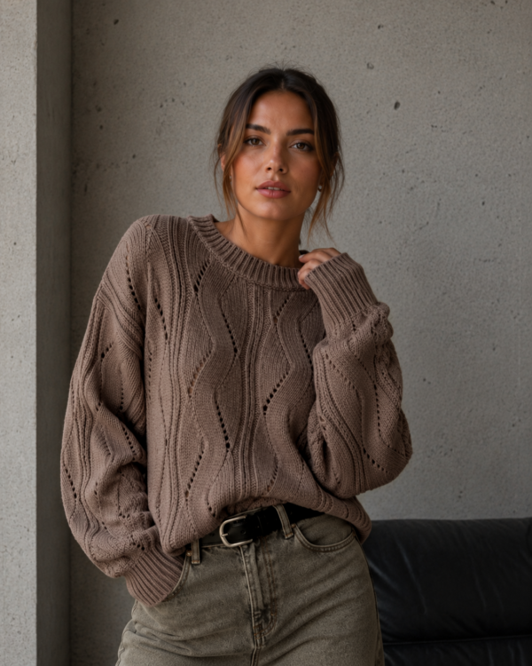 sweter Ivo - mokka