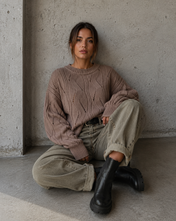 sweter Ivo - mokka