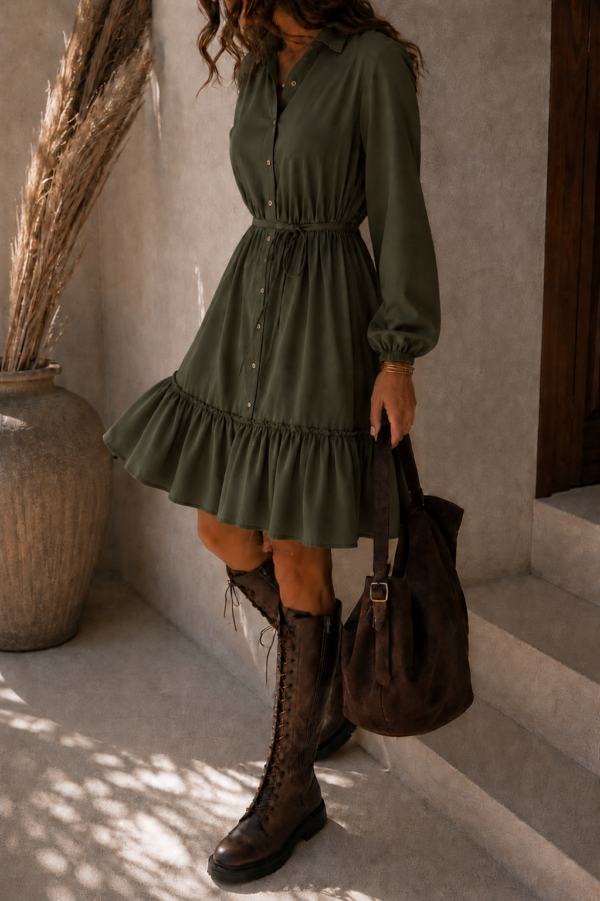 sukienka Holly - khaki