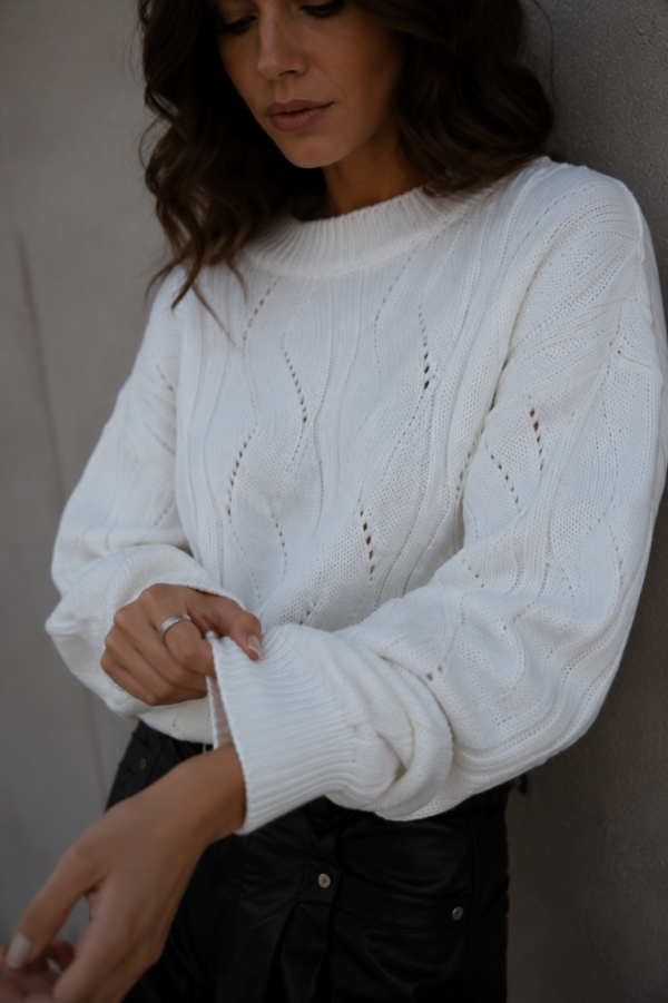 sweter Ivo - ecru