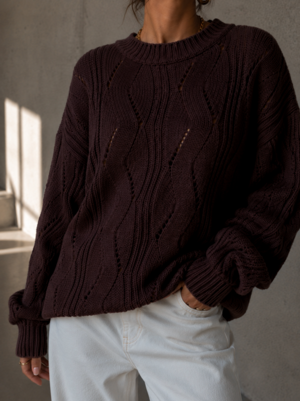 sweter Ivo - czekolada
