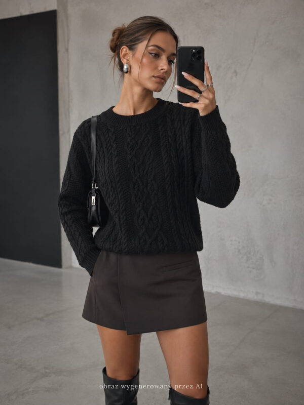 sweter Molly - czekolada