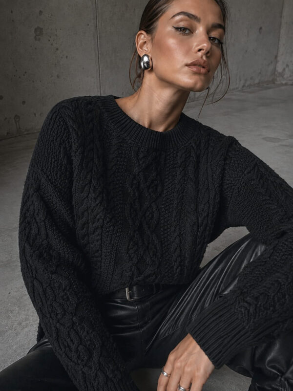 sweter Molly - czerń