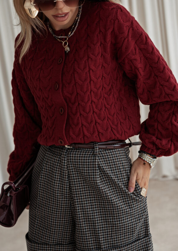 sweter Abby - bordo