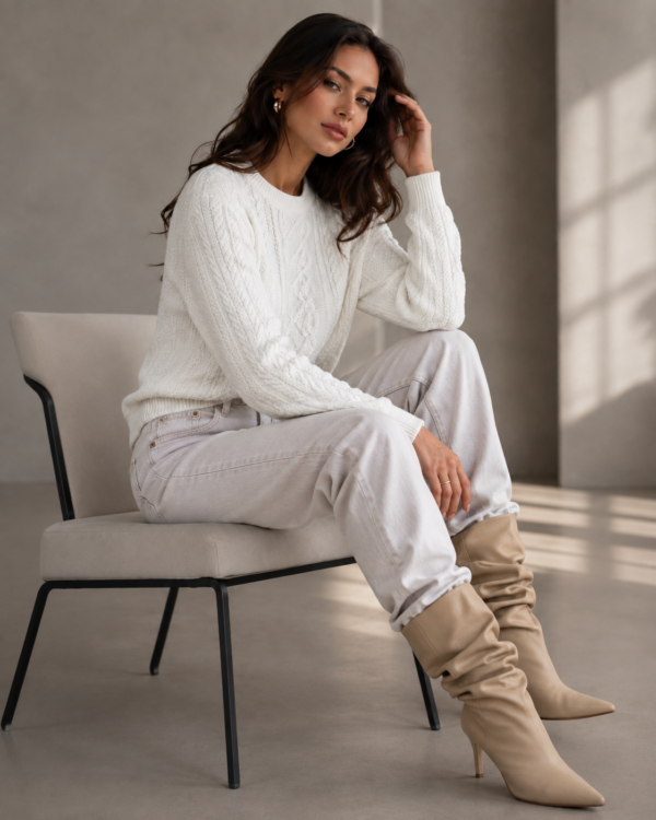 sweter Molly - ecru