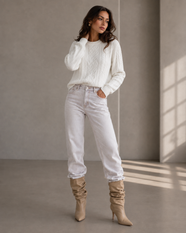 sweter Molly - ecru