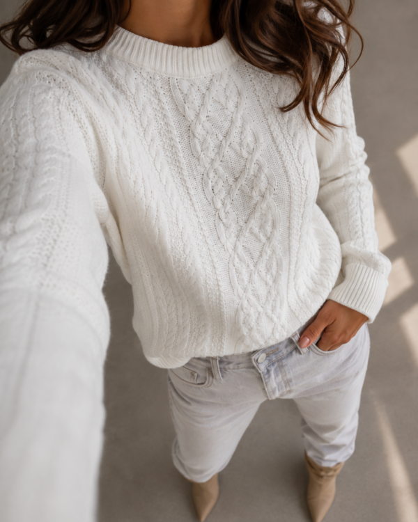 sweter Molly - ecru