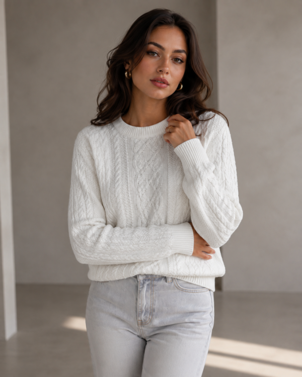 sweter Molly - ecru
