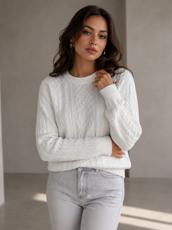 sweter Molly - ecru