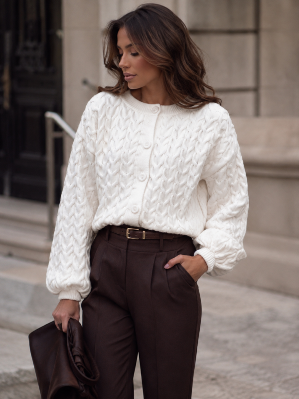 sweter Abby - ecru