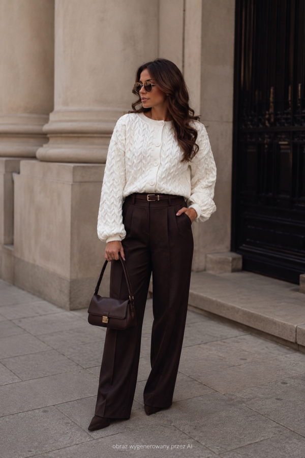 sweter Abby - ecru