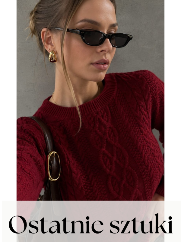 sweter Molly - bordo