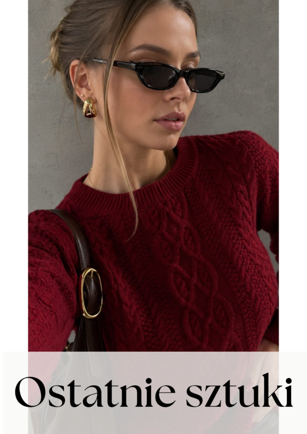 sweter Molly - bordo