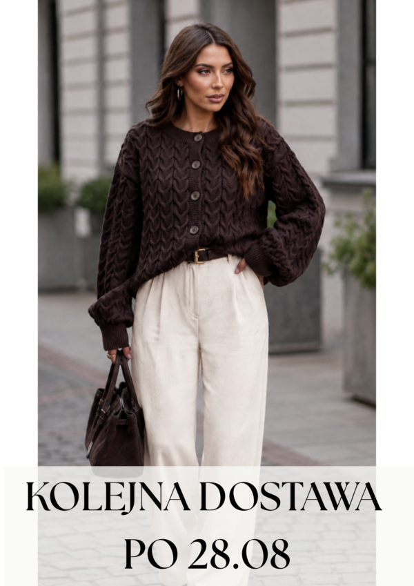sweter Abby - czekolada - realizacja kolejnych zamówień po 28.08