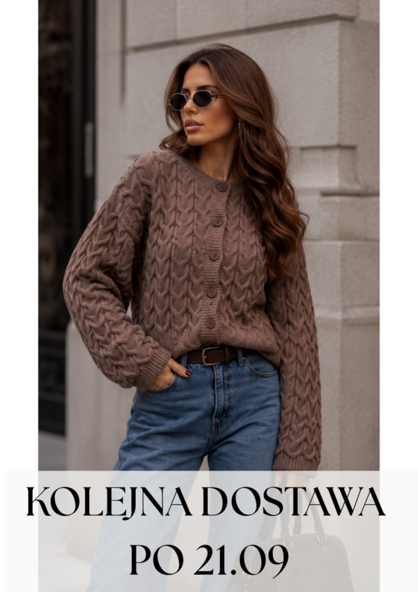 sweter Abby - mokka - realizacja kolejnych zamówień po 21.09.2026 r.