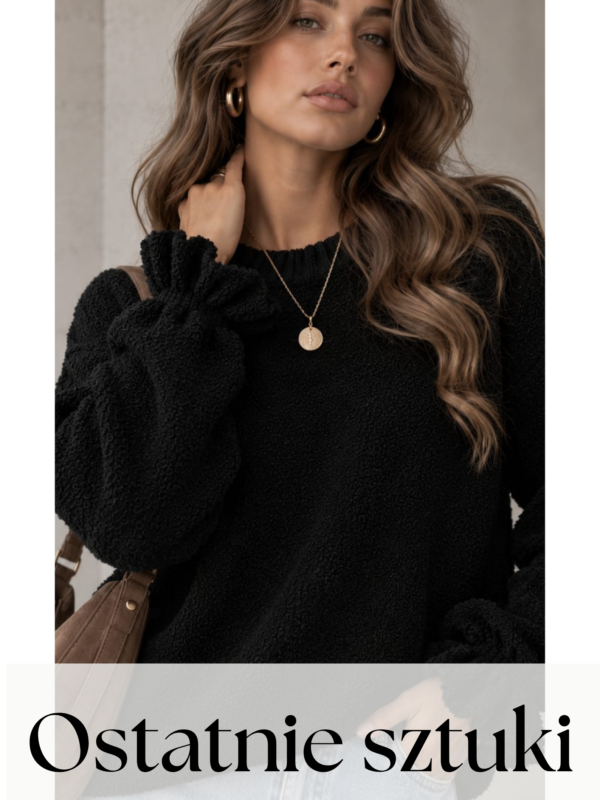 sweter Bukla - czerń