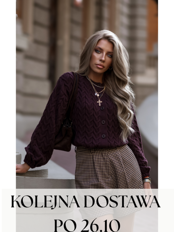sweter Abby - czekolada - realizacja kolejnych zamówień po 26.10.2026 r.