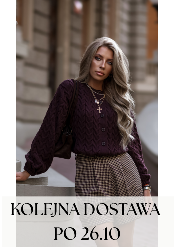 sweter Abby - czekolada - realizacja kolejnych zamówień po 26.10.2026 r.