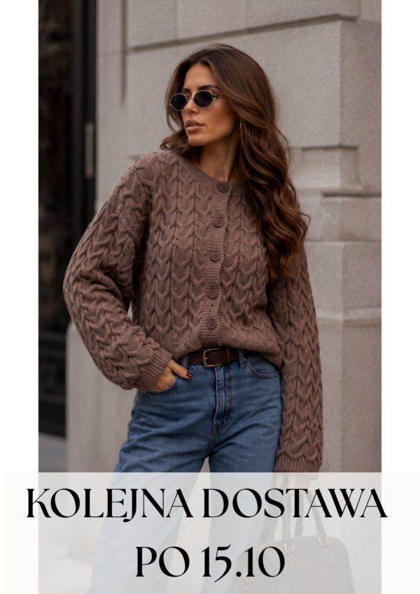 sweter Abby - mokka - realizacja kolejnych zamówień po 15.10.2026 r.
