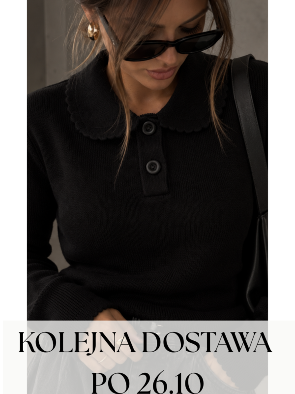 sweter Marco - czerń - realizacja kolejnych zamówień po 26.10.2026 r.