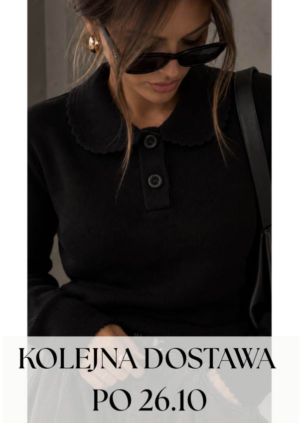 sweter Marco - czerń - realizacja kolejnych zamówień po 26.10.2026 r.